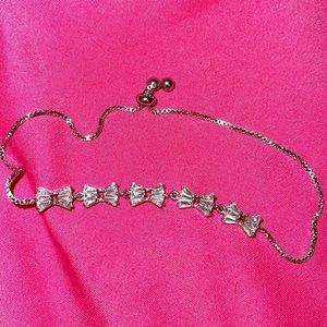 Silver Bracelet with Bows